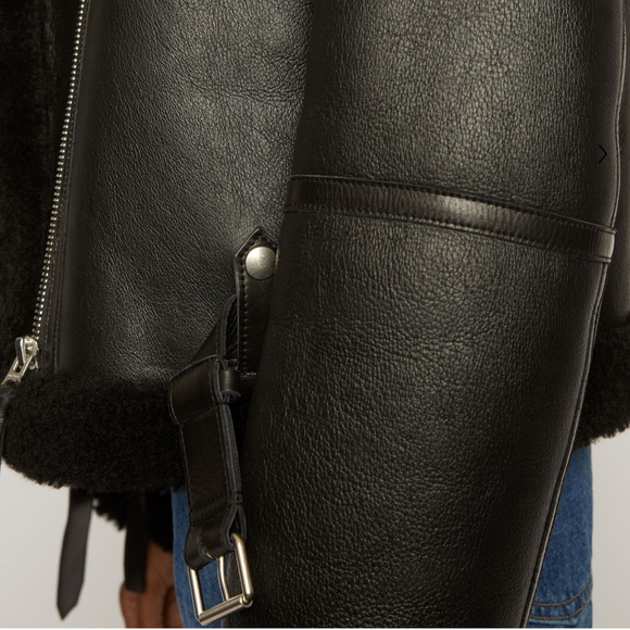Acne Studios Shearling moto jacket - Picture 6 of 10